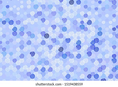 Light Purple vector background with wry lines. Glitter abstract illustration with wry lines. Template for cell phone screens.