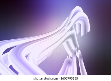 Light Purple vector background with wry lines. A completely new colorful illustration in simple style. Brand new design for your ads, poster, banner.