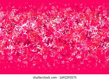 Light Purple vector background with wry lines. Brand new colorful illustration in simple style. Template for cell phone screens.