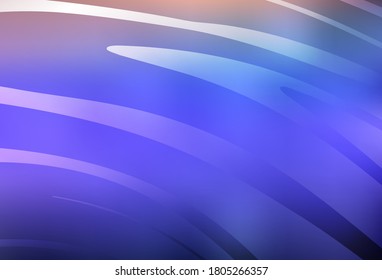 Light Purple vector background with wry lines. A completely new colorful illustration in simple style. Elegant pattern for a brand book.