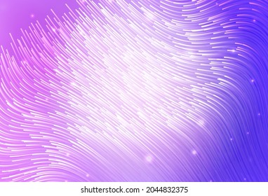 Light Purple vector background with wry lines. A shining illustration, which consists of curved lines. Abstract design for your web site.