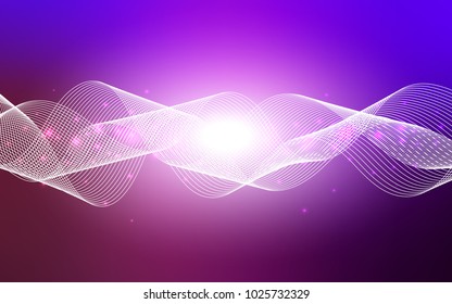 Light Purple vector background with xmas confetti. Confetti on blurred abstract background with colorful gradient. The pattern can be used for carnival, festival leaflets.