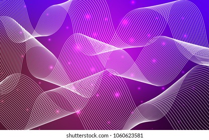 Light Purple vector background with xmas confetti. Blurred decorative design in anniversary style with confetti. The pattern can be used for birthday gifts, congratulations.