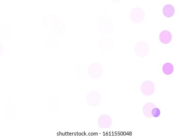 Light Purple vector background with xmas snowflakes. Colorful snowflakes with gradient on abstract background. Pattern for new year websites.