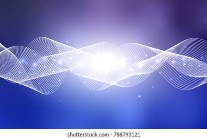 Light Purple vector background with xmas confetti. Confetti on blurred abstract background with colorful gradient. The pattern can be used for birthday gifts, congratulations.