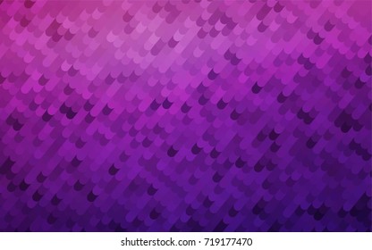 Light Purple vector bandy template. Glitter abstract illustration with wry lines. A completely new design for your business.