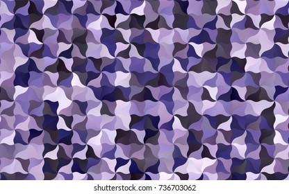 Light Purple vector bandy template. Geometric illustration in Origami style with gradient.  A completely new template for your business design.