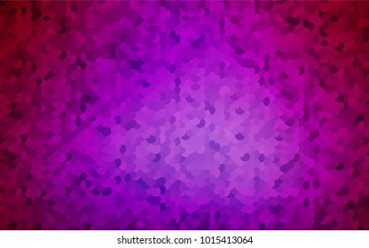 Light Purple vector banner with circles, spheres. Abstract spots. Background of Art bubbles in halftone style with colored gradient.