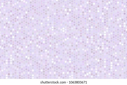 Light Purple vector banner with circles, spheres. Abstract spots. Background of Art bubbles in halftone style with colored gradient.