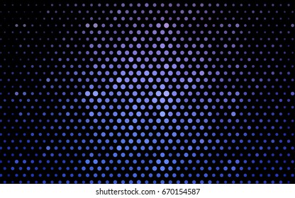 Light Purple vector banner with circles, spheres. Abstract spots. Background of Art bubbles in halftone style with colored gradient.