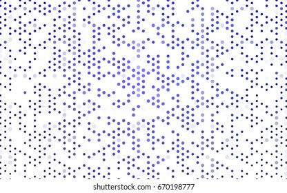 Light Purple vector banner with circles, spheres. Abstract spots. Background of Art bubbles in halftone style with colored gradient.