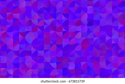 Light Purple vector banner with circles, spheres. Abstract spots. Background of Art bubbles in halftone style with colored gradient.