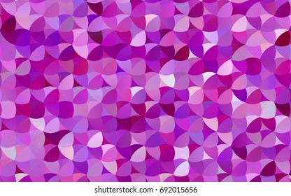 Light Purple vector banner with circles, spheres. Abstract spots. Background of Art bubbles in halftone style with colored gradient.