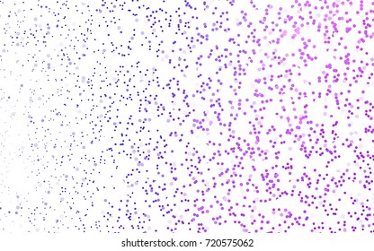 Light Purple vector banner with circles, spheres. Abstract spots. Background of Art bubbles in halftone style with colored gradient.