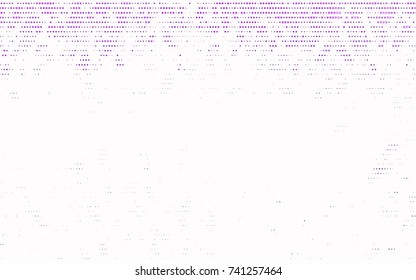 Light Purple vector banner with circles, spheres. Abstract spots. Background of Art bubbles in halftone style with colored gradient.