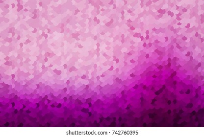 Light Purple vector banner with circles, spheres. Abstract spots. Background of Art bubbles in halftone style with colored gradient.