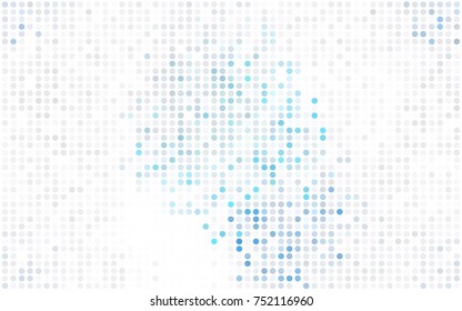 Light Purple vector banner with circles, spheres. Abstract spots. Background of Art bubbles in halftone style with colored gradient.