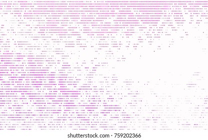 Light Purple vector banner with circles, spheres. Abstract spots. Background of Art bubbles in halftone style with colored gradient.