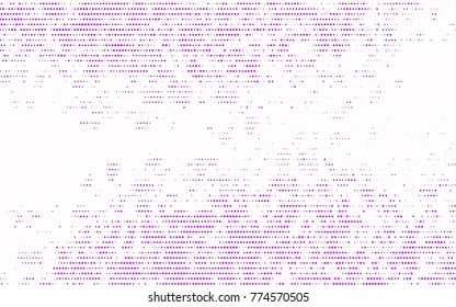 Light Purple vector banner with circles, spheres. Abstract spots. Background of Art bubbles in halftone style with colored gradient.