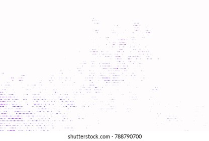 Light Purple vector banner with circles, spheres. Abstract spots. Background of Art bubbles in halftone style with colored gradient.