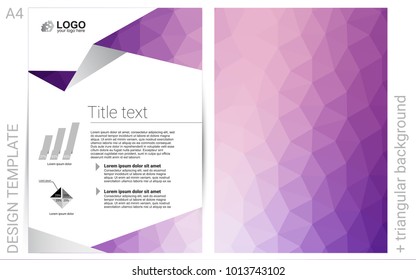 Light Purple vector  banner for websites. Abstract booklet on colored background with gradient. Pattern can be used as a template for calendars.