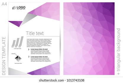 Light Purple vector  banner for websites. Booklet with textbox on colorful abstract background. The pattern can be used for any ad, booklets.