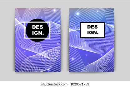 Light Purple vector banner for websites. Booklet with textbox on colorful abstract background. Completely new template for your brand book.