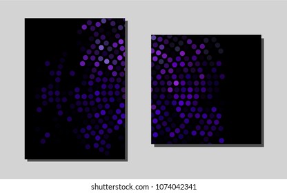 Light Purple vector banner for websites. Blurred decorative design in abstract style with text box. Pattern for ads, leaflets, labels of your business.