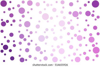 Light Purple Vector banners banners set of circles, spheres. Network design, technology science, vector illustration