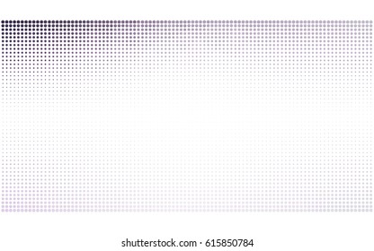 Light Purple vector banners set of circles, spheres. Abstract spots. Art Background of bubbles in halftone style with colored gradient.