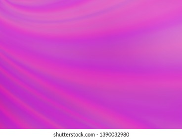 Light Purple vector blur pattern. Creative illustration in halftone style with gradient. A completely new template for your design.