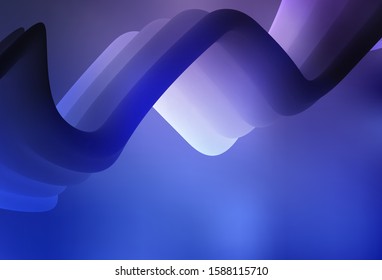 Light Purple vector blurred background. Modern abstract illustration with gradient. New style for your business design.