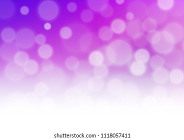 Light Purple vector blurred bright pattern. Glitter abstract illustration with an elegant design. The background for your creative designs.