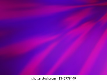 Light Purple vector blurred bright template. Glitter abstract illustration with an elegant design. Brand new design for your business.