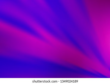 Light Purple vector blurred bright pattern. Modern geometrical abstract illustration with gradient. A new texture for your design.