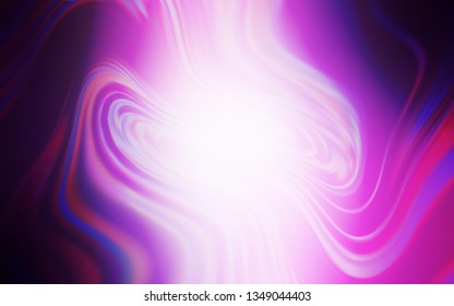 Light Purple vector blurred bright template. Creative illustration in halftone style with gradient. New way of your design.