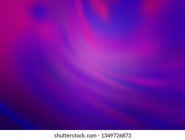 Light Purple vector blurred bright pattern. Creative illustration in halftone style with gradient. The template for backgrounds of cell phones.