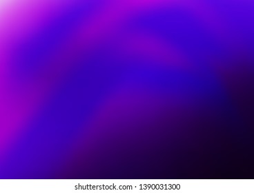Light Purple vector blurred bright pattern. Creative illustration in halftone style with gradient. The template for backgrounds of cell phones.
