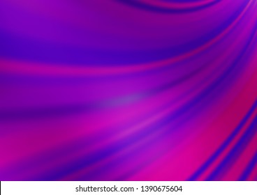 Light Purple vector blurred bright background. Glitter abstract illustration with an elegant design. The template can be used for your brand book.