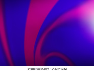Light Purple vector blurred bright background. Colorful illustration in abstract style with gradient. The template for backgrounds of cell phones.