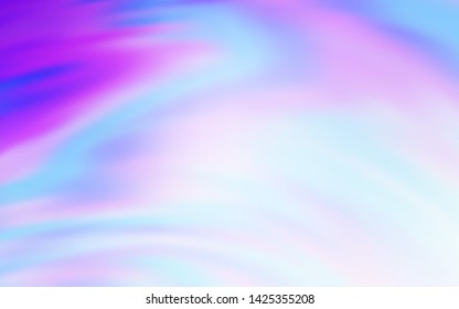Light Purple vector blurred bright template. Glitter abstract illustration with gradient design. Elegant background for a brand book.