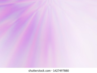 Light Purple vector blurred bright pattern. A vague abstract illustration with gradient. Brand new style for your business design.