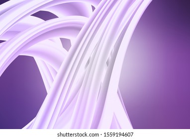 Light Purple vector blurred bright texture. Modern abstract illustration with gradient. New style for your business design.