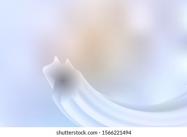 Light Purple vector blurred bright template. New colored illustration in blur style with gradient. Elegant background for a brand book.