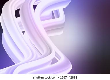 Light Purple vector blurred bright texture. Modern abstract illustration with gradient. New style for your business design.