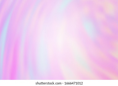 Light Purple vector blurred bright texture. Colorful abstract illustration with gradient. New style design for your brand book.