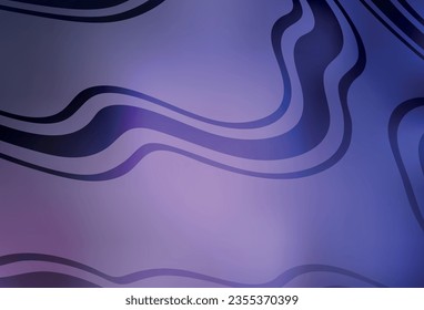 Light Purple vector blurred bright pattern. Creative illustration in halftone style with gradient. Elegant background for a brand book.