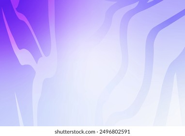 Light Purple vector blurred bright template. Glitter abstract illustration with gradient design. Completely new design for your business.