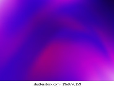 Light Purple vector blurred and colored background. Creative illustration in halftone style with gradient. The template can be used for your brand book.