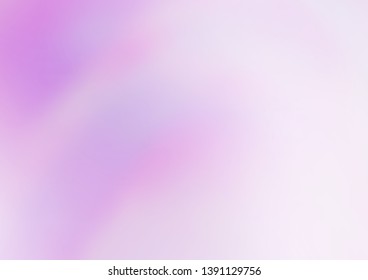 Light Purple vector blurred and colored template. Modern geometrical abstract illustration with gradient. A completely new template for your design.